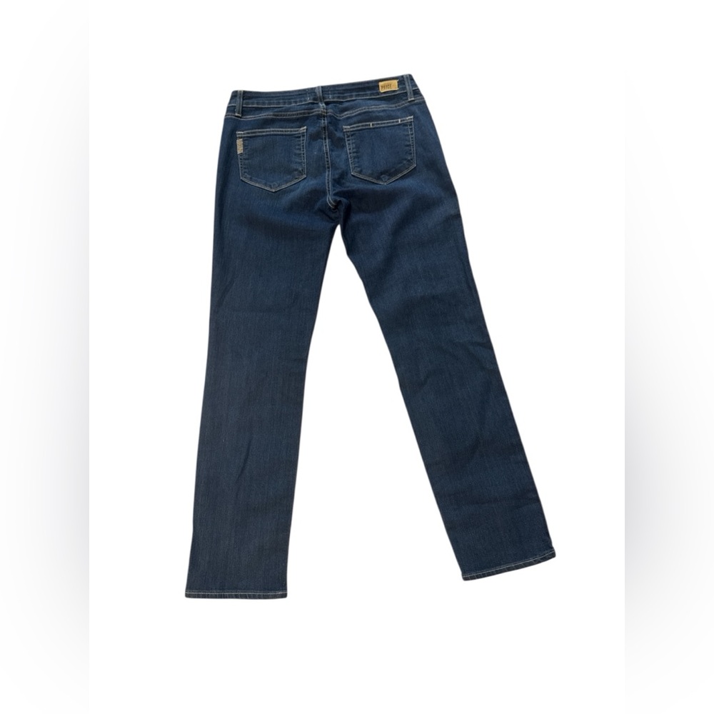 PAIGE Dark Blue Straight Leg‎ Jeans Skyline Ankle Peg size 29 - Picture 3 of 10